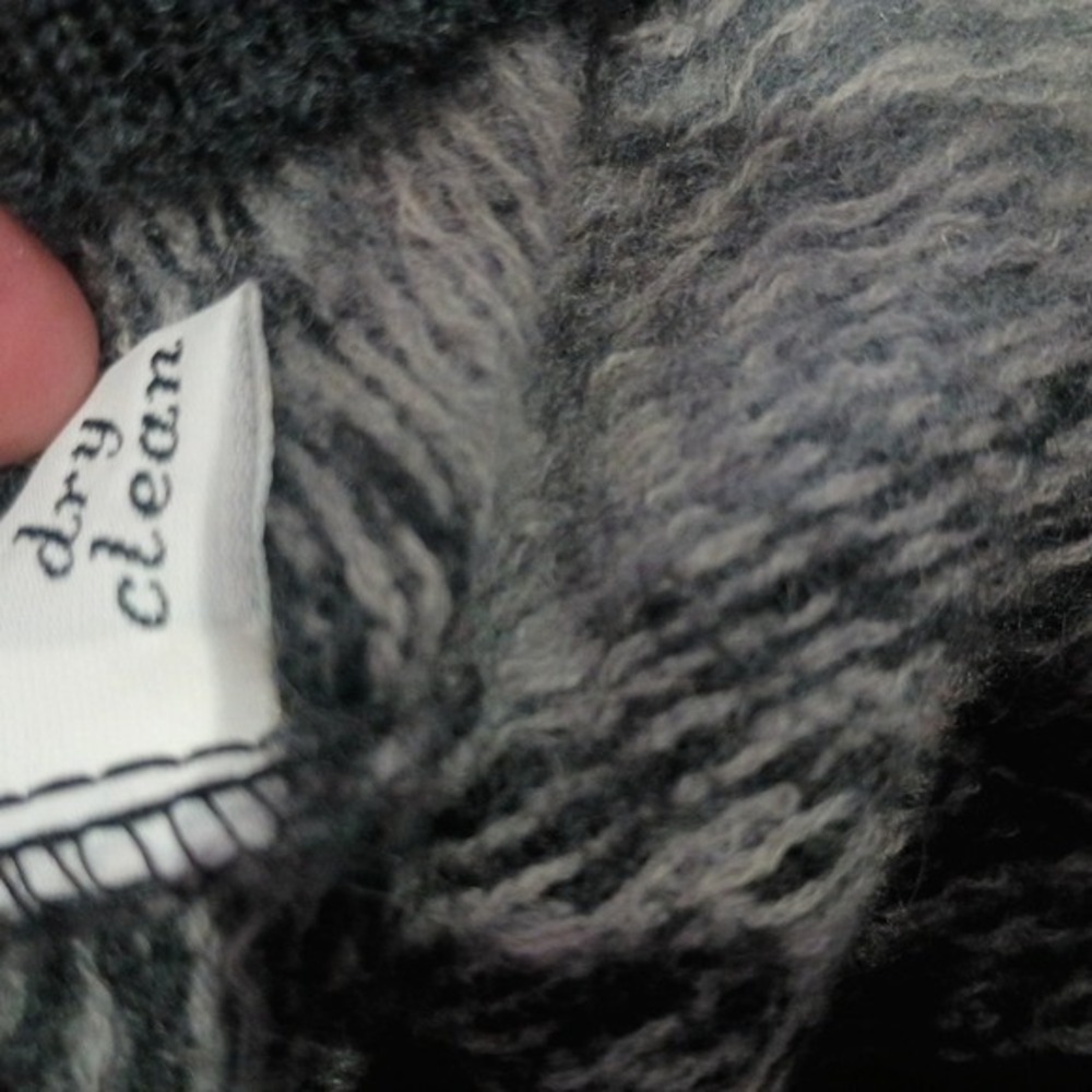 Pendleton Women's 100% Virgin Wool  Vest Preppy Grey/Black Floral Crew - Picture 5 of 8